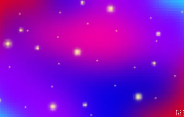 Картинка космос, звезды, цвет, пиксели