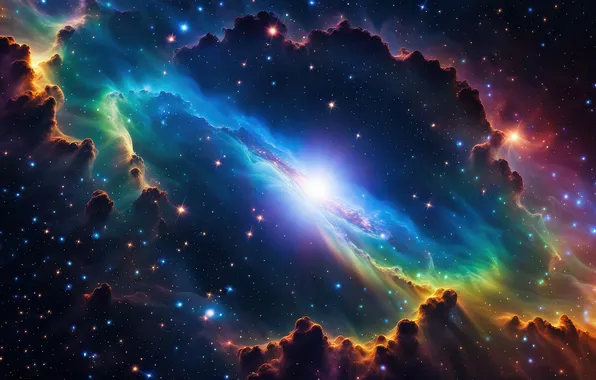 Space, stars, nebulae, galaxies
