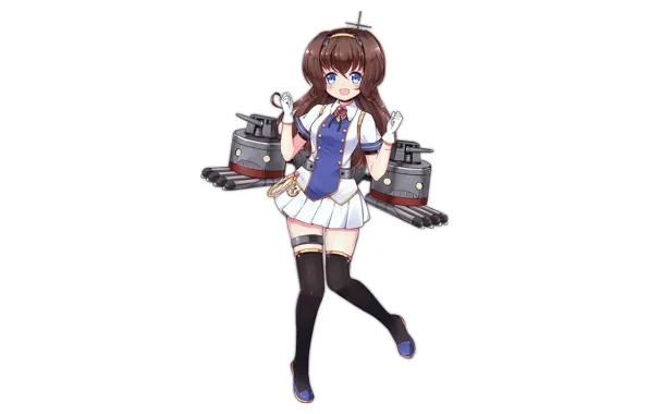 Girl, sexy, long hair, brown hair, anime, blue eyes, beautiful, pretty