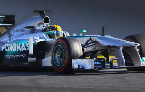 Картинка гонка, Mercedes, болид, formula 1, Lewis Hamilton