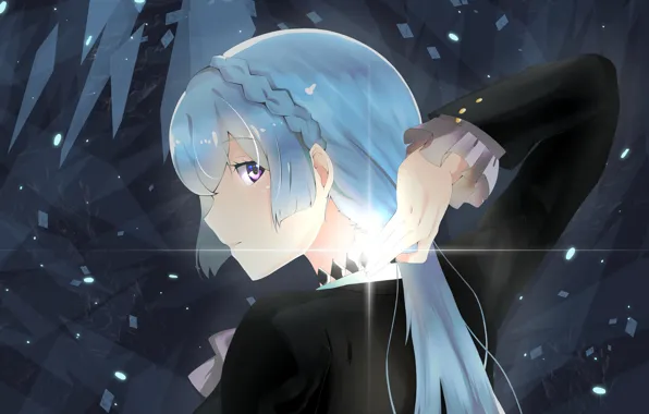 Картинка взгляд, девушка, аниме, Kiznaiver, sonozaki noriko