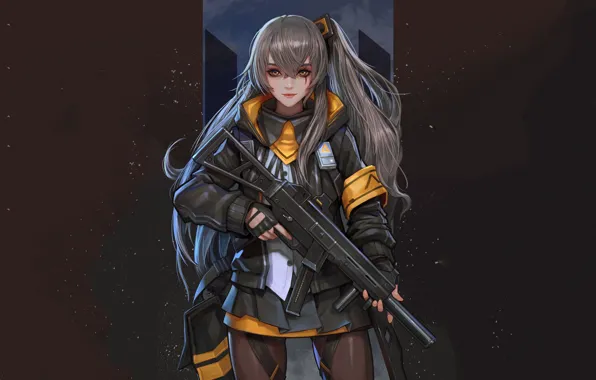 Картинка девушка, оружие, аниме, Girls Frontline
