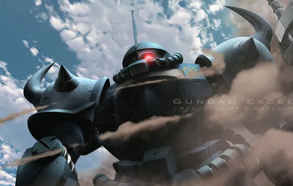Робот, пыль, Mobile Suit Gundam