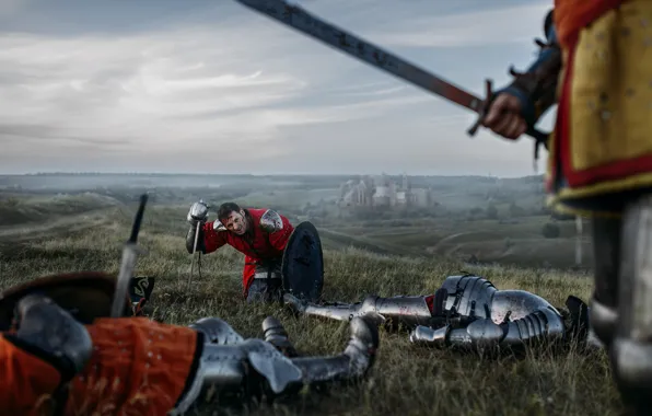 Оружие, кровь, доспехи, воины, Knights