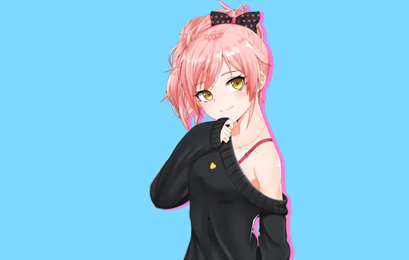 Девушка, фон, аниме, Idolm@ster