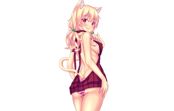 Girl, sexy, lingerie, ass, pantsu, cleavage, panties, long hair