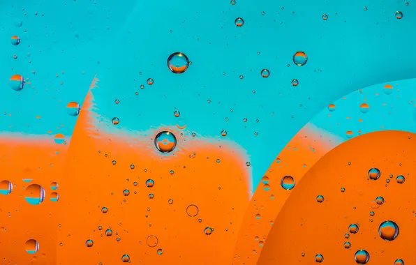 Абстракция, пузыри, цвет, форма