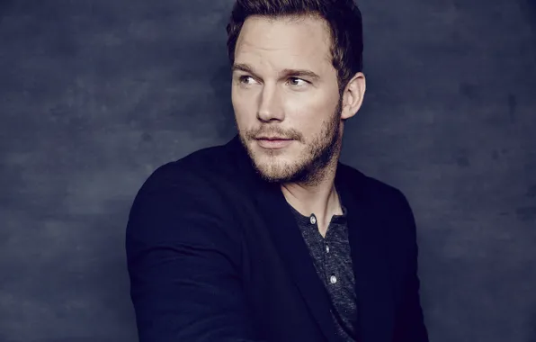 Взгляд, мужчина, пиджак, Chris Pratt