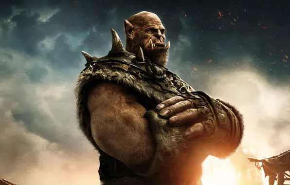 Green, cinema, fire, flame, World of Warcraft, game, sky, big