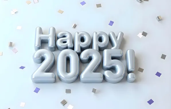 Цифры, Новый год, дата, 2025, Новый 2025 год