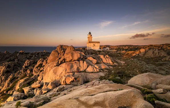 Маяк, Italia, Sardegna, Faro di Capo Testa