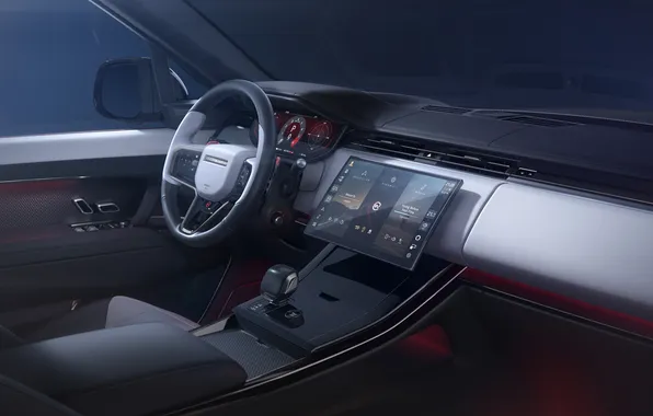 Интерьер, руль, Range Rover, Carbon, дисплей, Внедорожник, торпедо, SUV