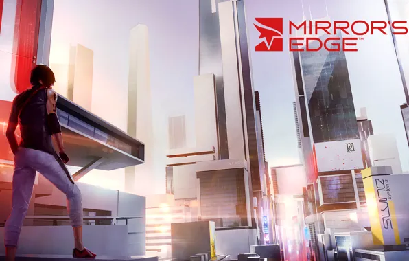 Город, здания, game, DICE, Faith, Mirrors Edge, Mirrors Edge 2