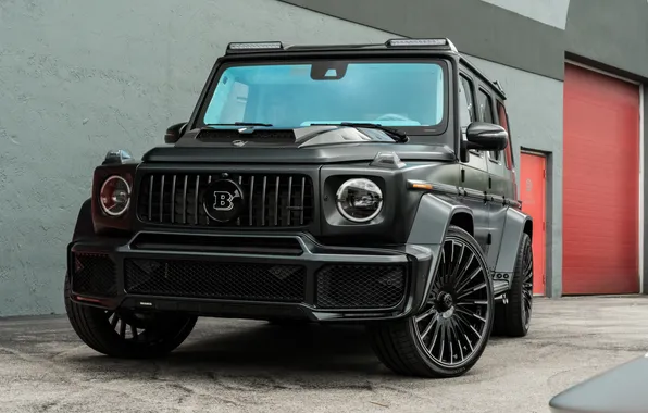 Mercedes, Brabus, Front, AMG, Black, Mercedes - Benz, G63, G63 AMG