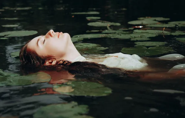Офелия, Marie Dashkova, фотосессия в воде