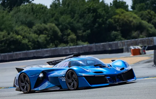 Концепт кар, гибрид, гиперкар, Alpine, hydrogen, водород, 2024, HY6