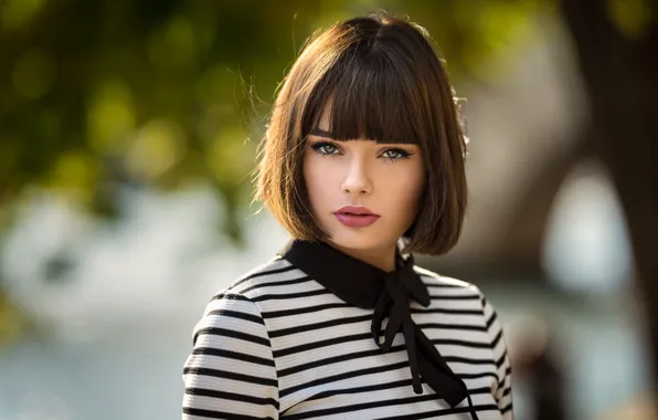 Картинка взгляд, девушка, лицо, кофта, Marie, Lods Franck