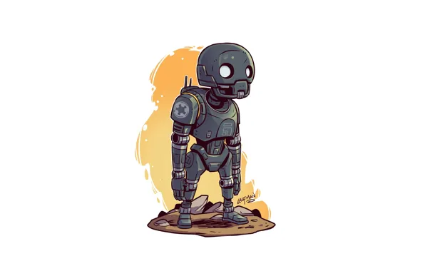 Star wars, K-2SO, Derek Laufman