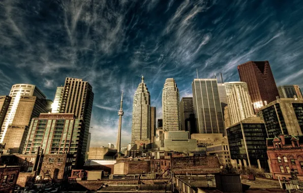 Картинка city, sky, night, cityscape