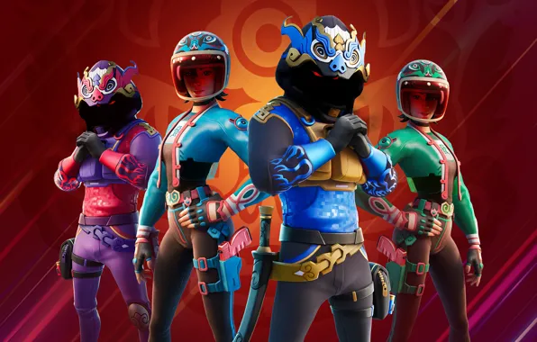 Картинка фон, персонажи, Fortnite