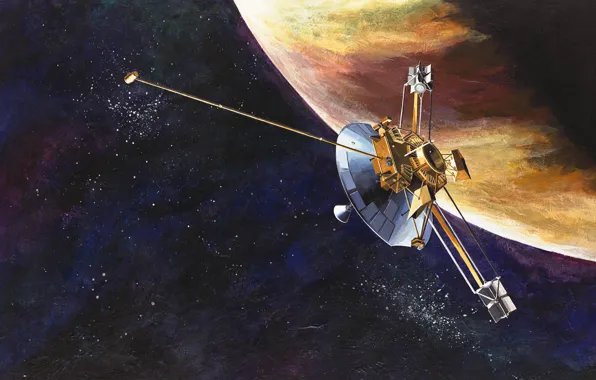 Картинка НАСА, беспилотный, Пионер-10, космический аппарат