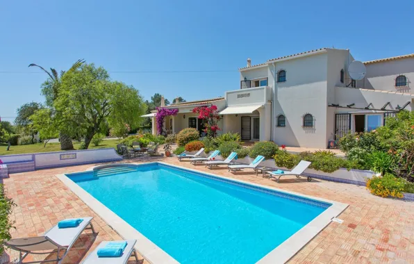 Вилла, бассейн, архитектура, фасад, гассиенда, Loulé, Villa Oasis