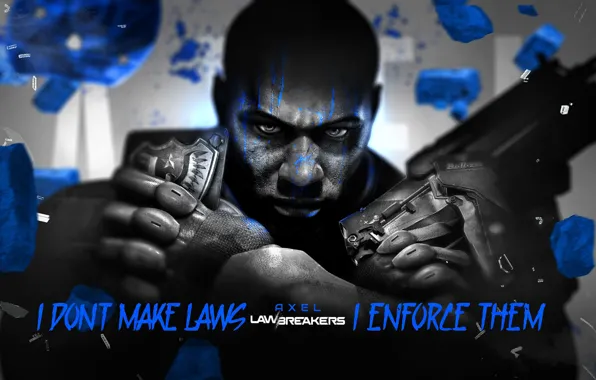 Gun, pistol, glass, game, armor, weapon, police, man
