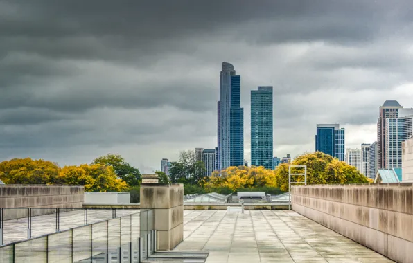 Картинка здание, Чикаго, USA, США, Chicago, street