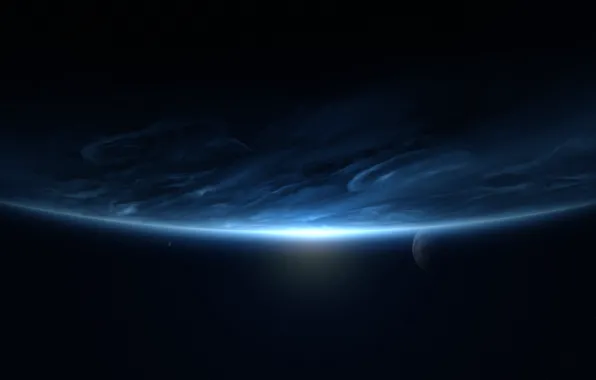 Картинка космос, звезда, планета, space
