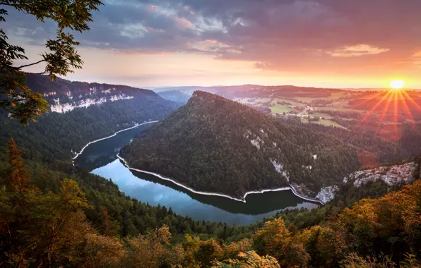 Switzerland, Panorama, Roches de Moron