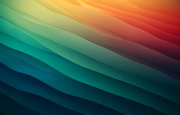 Colors, wave, diagonal