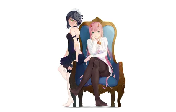Девушки, ичиго, 002, Darling In The Frankxx, Милый во Франксе