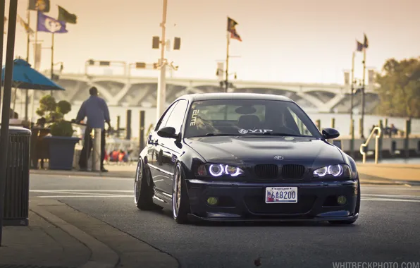 Bmw, tuning, germany, low, stance, e46, bad boy