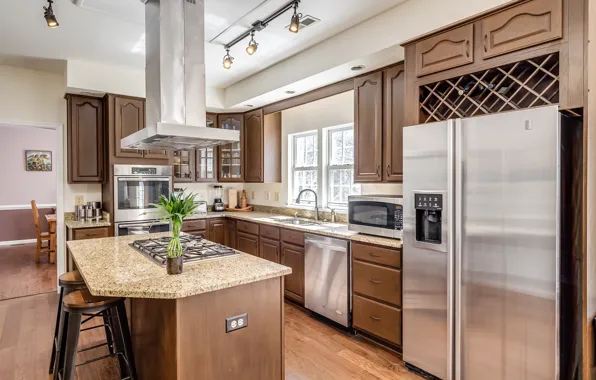 Картинка дизайн, холодильник, кухня