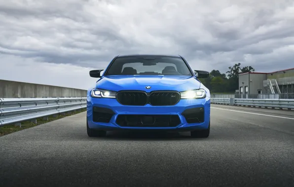 Blue, F90, M5 Competition, Daytime Running Lights