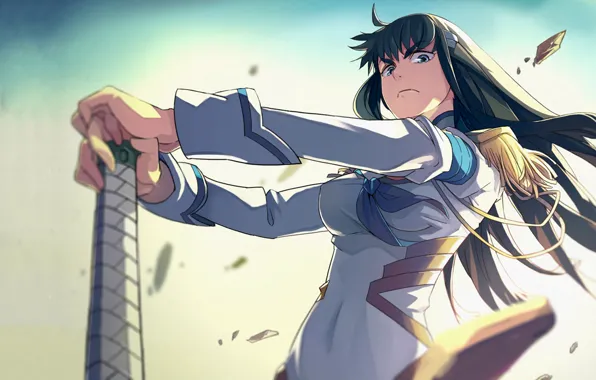 Взгляд, Anime, Kiryuuin Satsuki, Kill-la-Kill, рукоять.