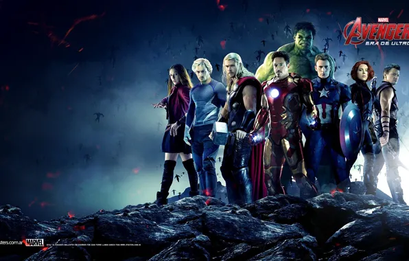 Фантастика, постер, 2015, Avengers Age of Ultron, мстители эра альтрона