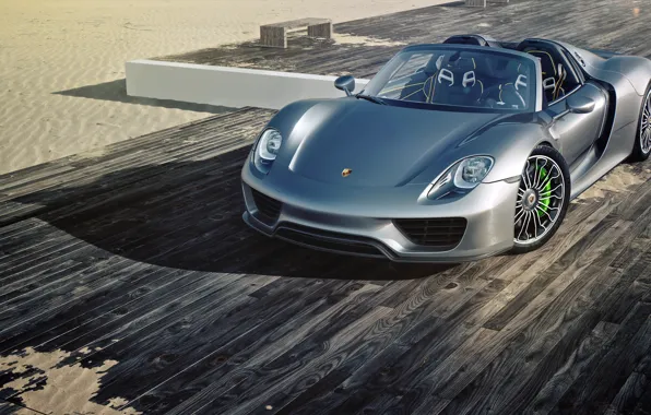Рендеринг, Porsche, суперкар, Spyder, 918