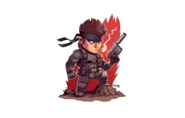 Game, Solid Snake, Derek Laufman