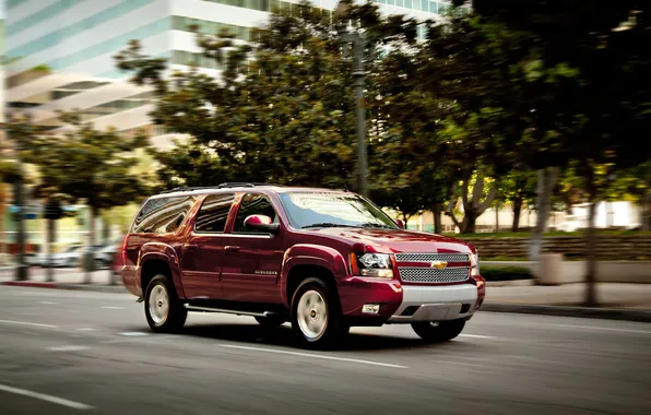 Картинка Шевроле, Chevy, 2013, Suburban, Exterior, Half Ton