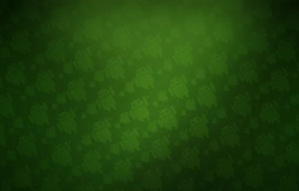 Картинка Android, андроид, зеленые тона