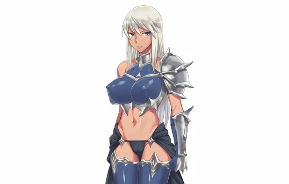 Girl, sexy, lingerie, pantsu, panties, thighhighs, long hair, boobs