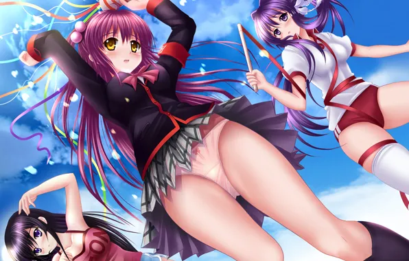 Sexy, lingerie, pantsu, cleavage, K-On, shorts, blouse, panties