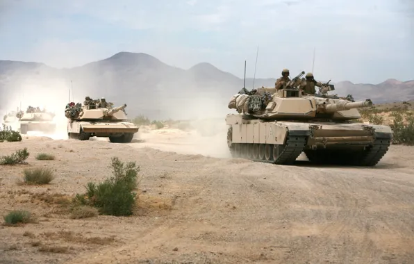 Картинка танк, USA, США, бронетехника, военная техника, M1A2 Abrams