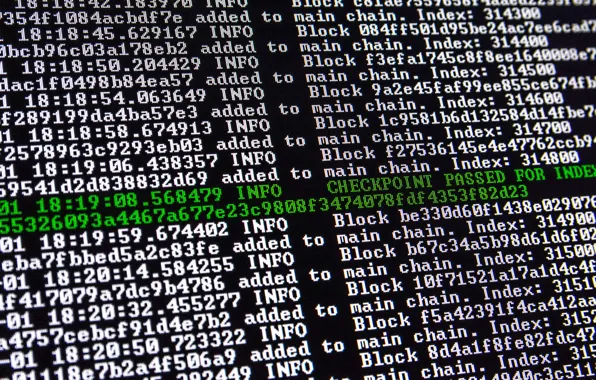 Computer, macro, pixel, network, letters, language