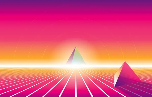 Музыка, Фон, 80s, 80's, Synth, Retrowave, Synthwave, New Retro Wave