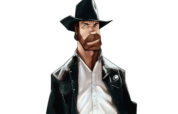 Минимализм, Рисунок, Фон, Арт, Art, Chuck Norris, Чак Норрис, Minimalism