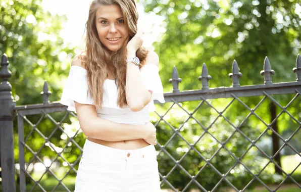 Картинка лето, девушка, лицо, волосы, Taya