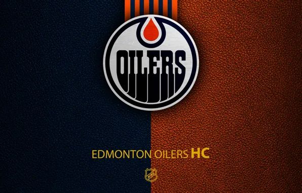 Wallpaper, sport, logo, NHL, hockey, Edmonton Oilers