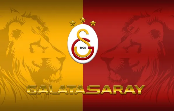 Wallpaper, sport, logo, football, Galatasaray SK